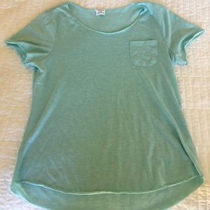 Tillys: Mint girls pocket tee